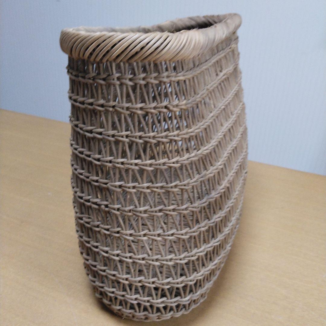 むきあけびかご　あけびづる　 つる編みかご