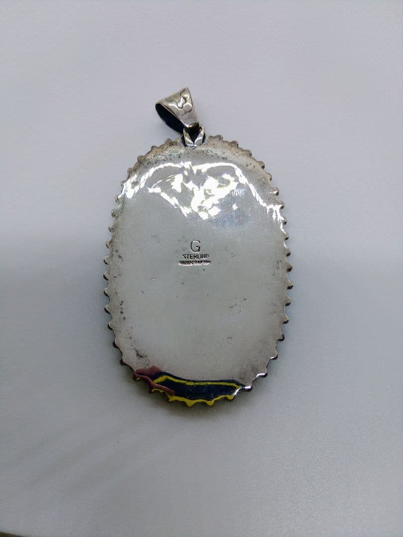 インディアンジュエリー　宇宙　インレイ　　ヘッド