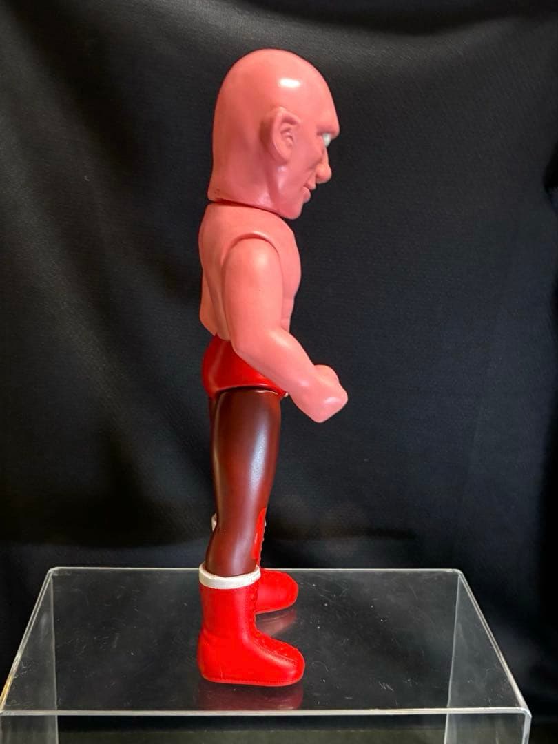 希少■マルサン ザ•モンスター ソフビ /タイガーマスク 悪者レスラー