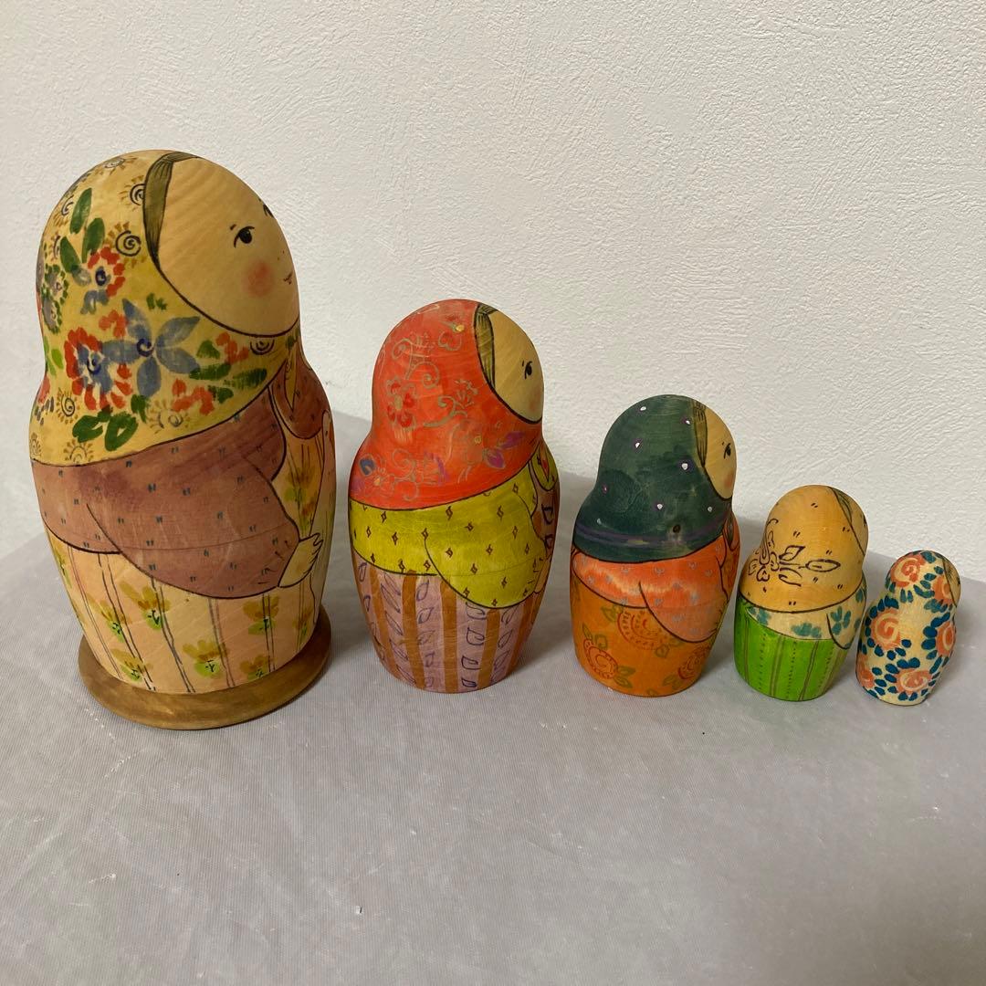 マトリョーシカ エレナ ドミトリエワ あひる にわとり 花 作家