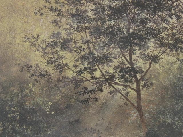 椎名保、【朝の譜】、希少な額装用画集より、新品額装付