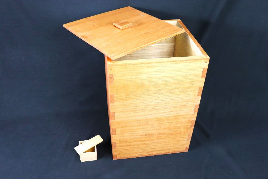 【桐米びつ30キロ用】最高峰　柿渋塗り