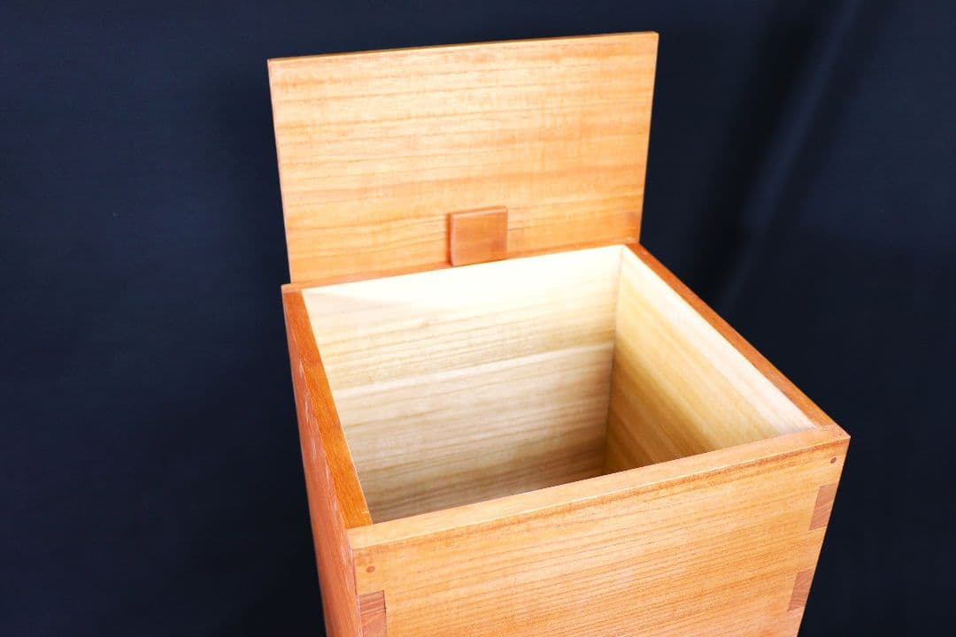 【桐米びつ30キロ用】最高峰　柿渋塗り