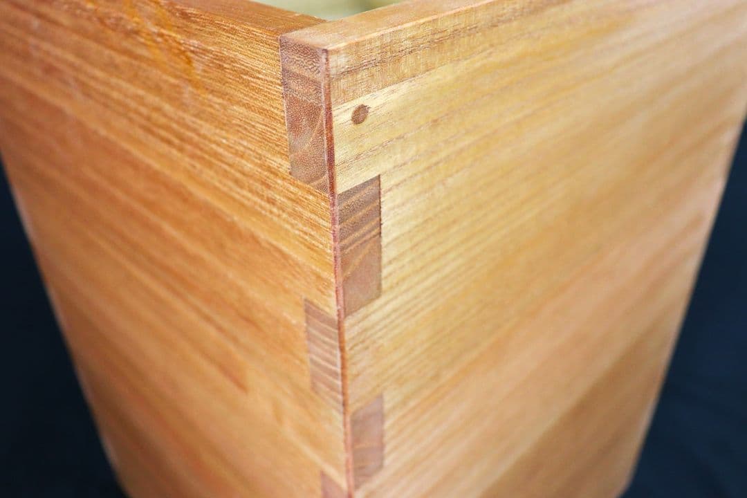 【桐米びつ30キロ用】最高峰　柿渋塗り