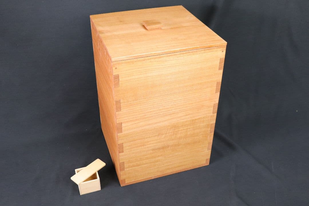 【桐米びつ30キロ用】最高峰　柿渋塗り