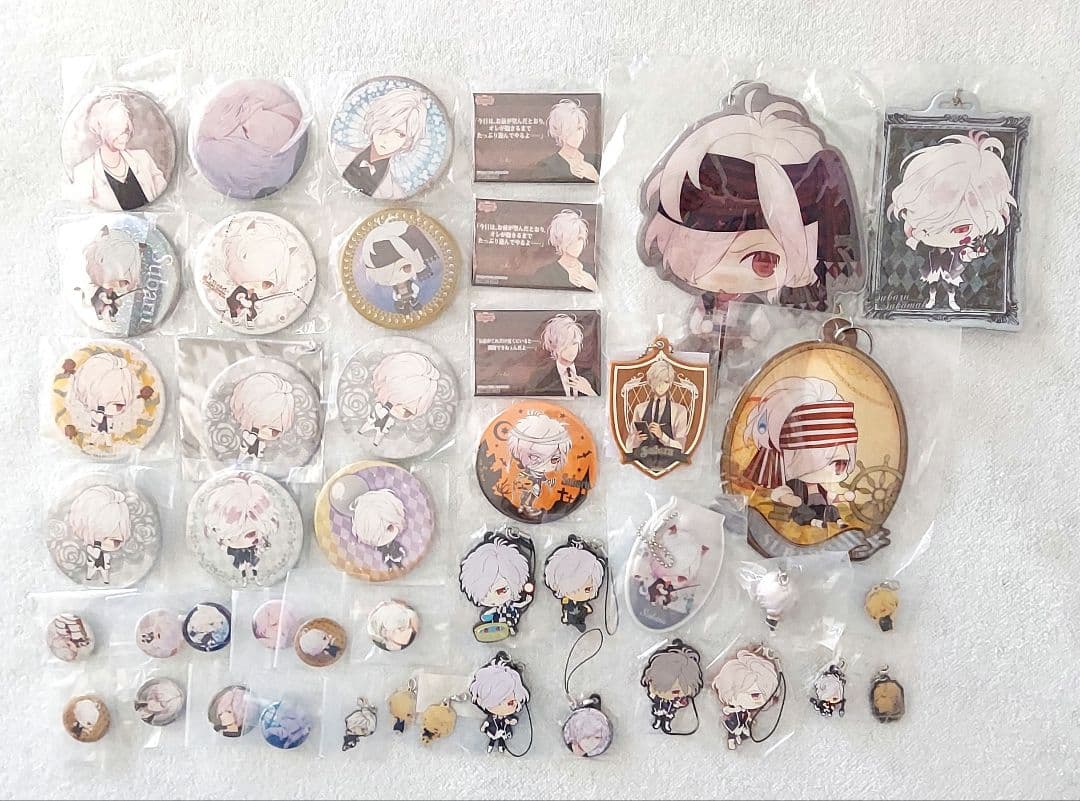 DIABOLIKLOVERS ディアラバ 缶バッジ ホロ ラバスト 逆巻スバル イタミ