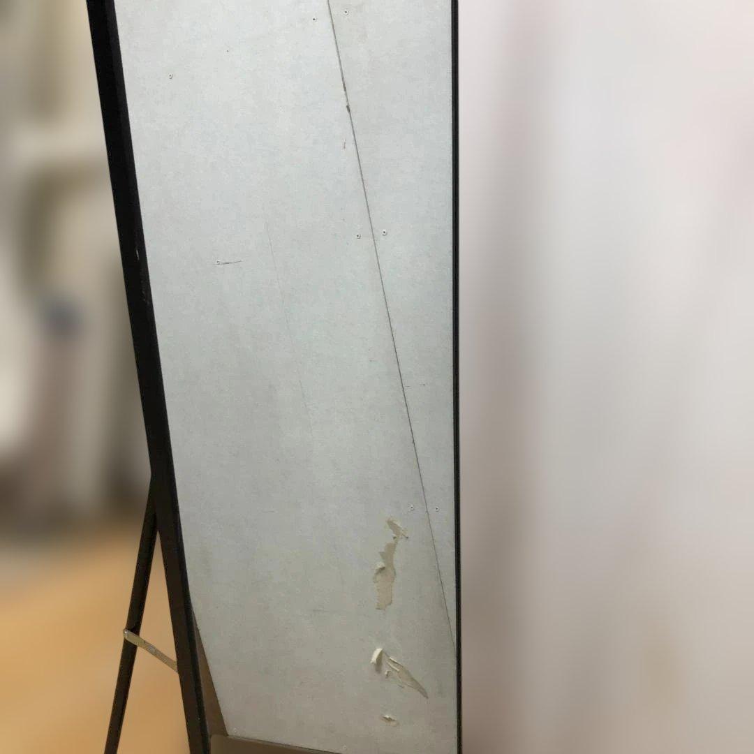 全身鏡 スタンドミラ 姿見 大型 160*50CM ブラック250626-7