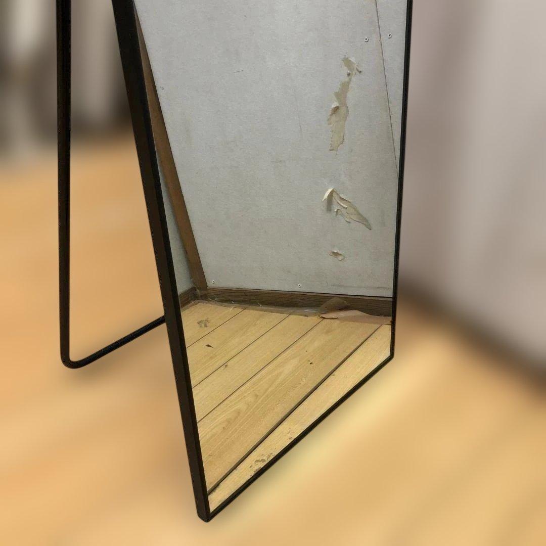 全身鏡 スタンドミラ 姿見 大型 160*50CM ブラック250626-7