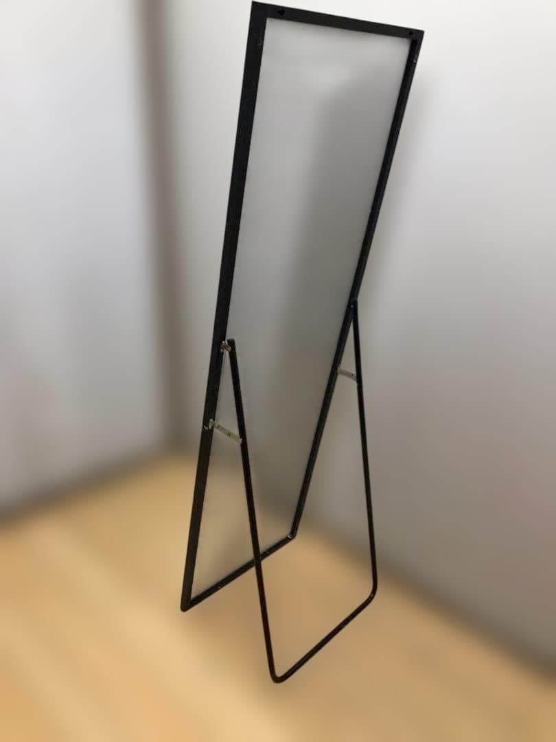全身鏡 スタンドミラ 姿見 大型 160*50CM ブラック250626-7