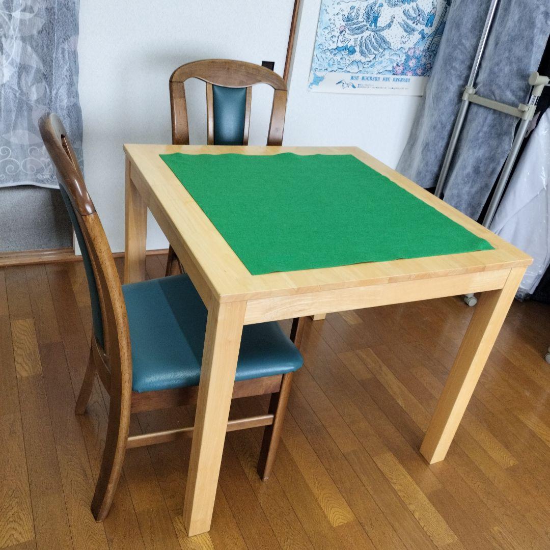 ナチュラルウッド正方形テーブル