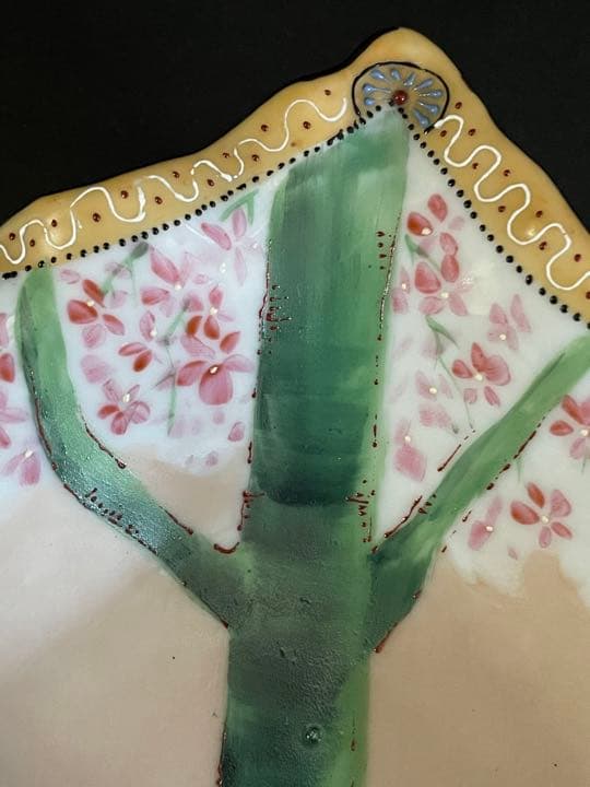 オールドノリタケ　兎柄　トレー