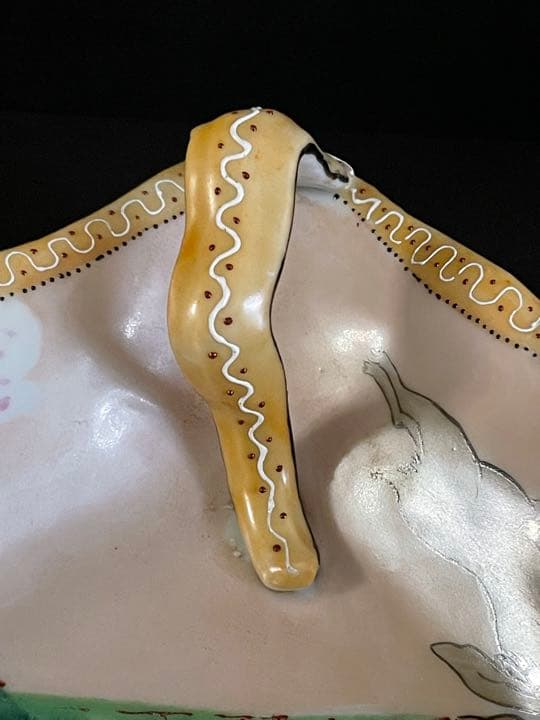 オールドノリタケ　兎柄　トレー