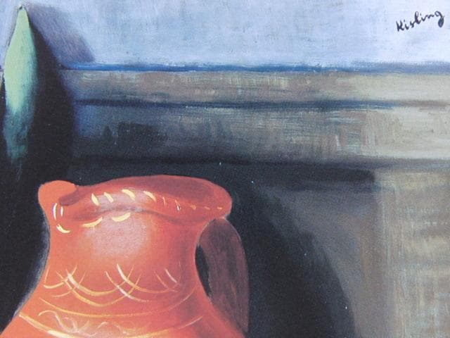 モイズ・キスリング、【リンゴ、西洋梨、ブドウ、水差し】、希少な画集