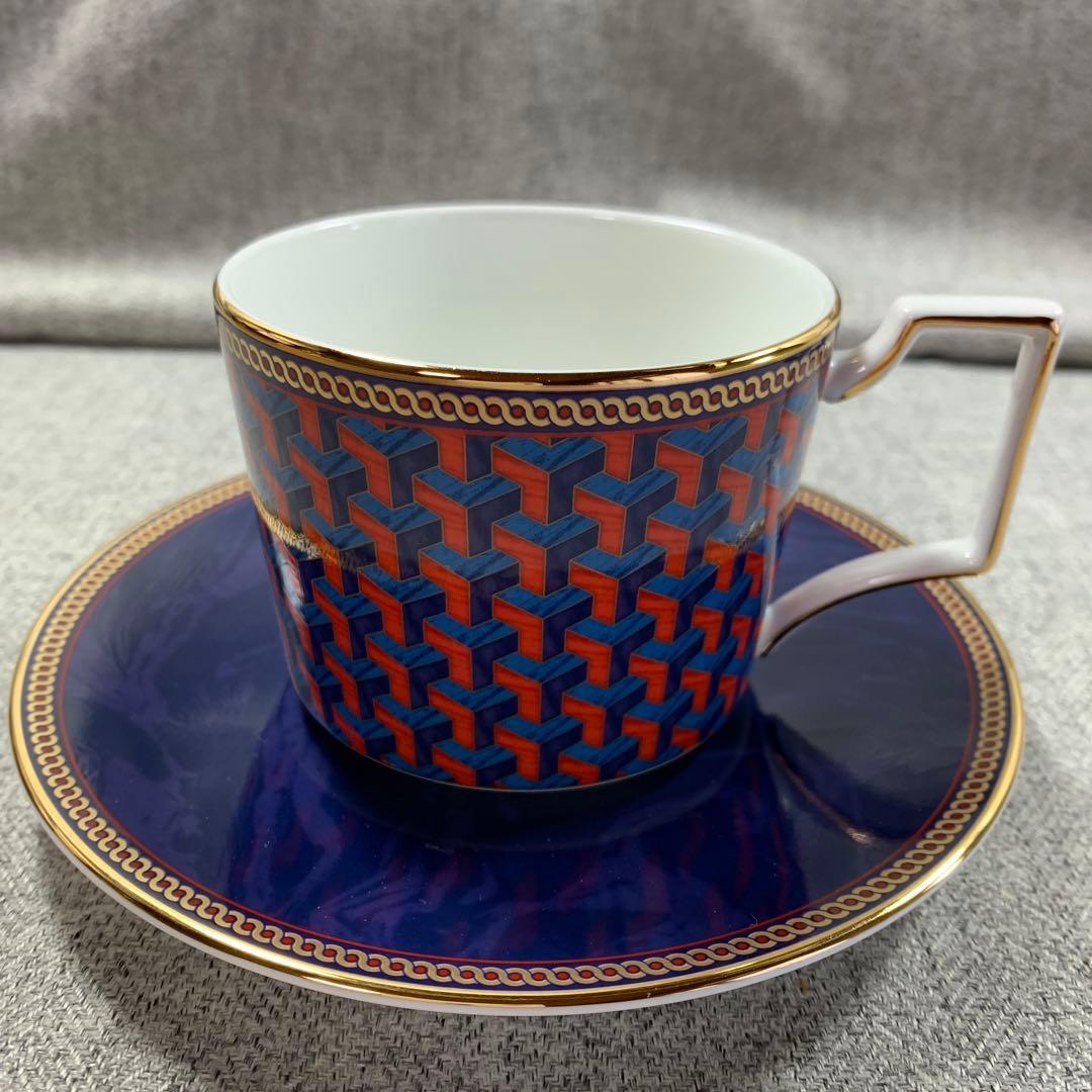 ウェッジウッド ビザンス カップ＆ソーサー プレート トリオ 希少 限定