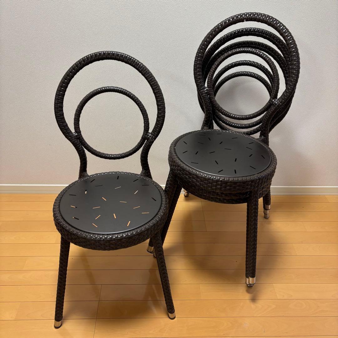 emu エミュー イタリア家具 インテリア ガーデンチェア 4脚セット