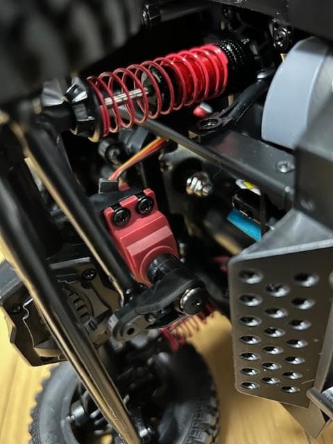 ☆MN128 ラジコンセット☆金属製オイルダンパー☆OPパーツ5点付き☆お