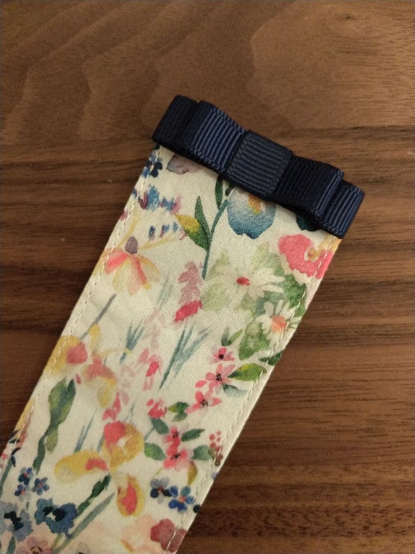 しおり　ブックマーカー❁フェルダ　リバティプリント使用　ハンドメイド