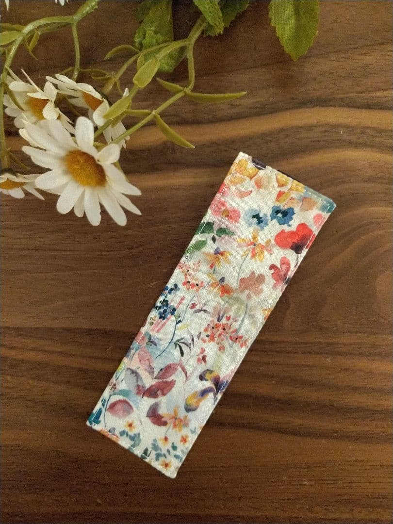 しおり　ブックマーカー❁フェルダ　リバティプリント使用　ハンドメイド