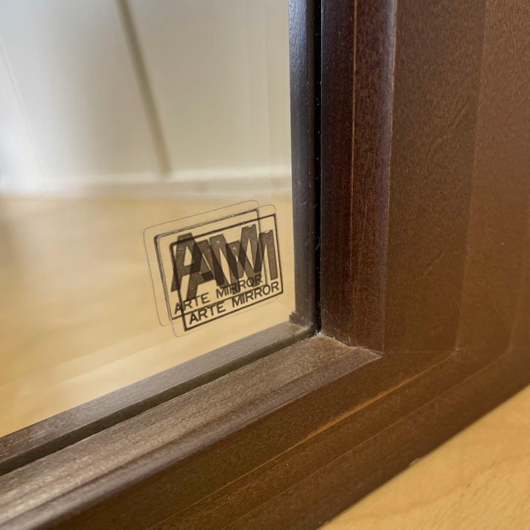 ARTE MIRROR 全身ミラー 鏡 ウォールミラー 壁掛け 姿見 木枠 大型