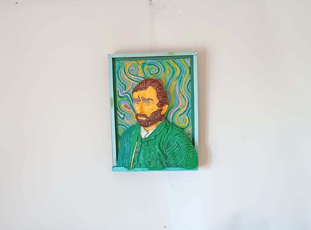 「ゴッホの自画像」（未来絵画）