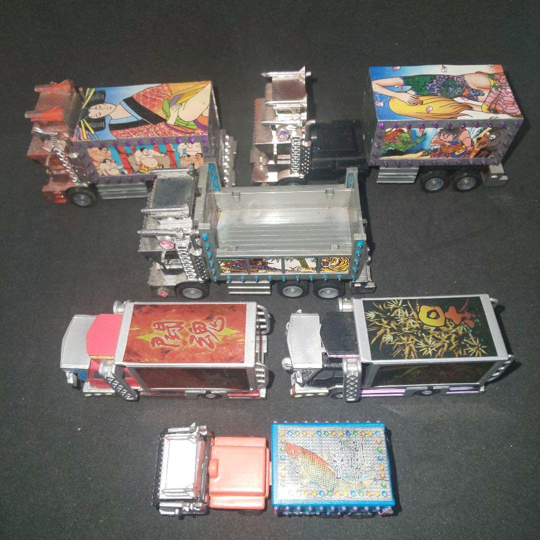 デコトラ ミニカー 6台セット」プルバックタイプ - メルカリ