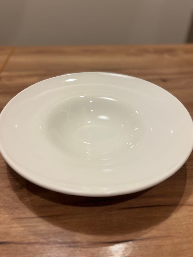 陶器製 パスタ皿 10枚セット 直径25cm 白　スープ皿　リゾット皿