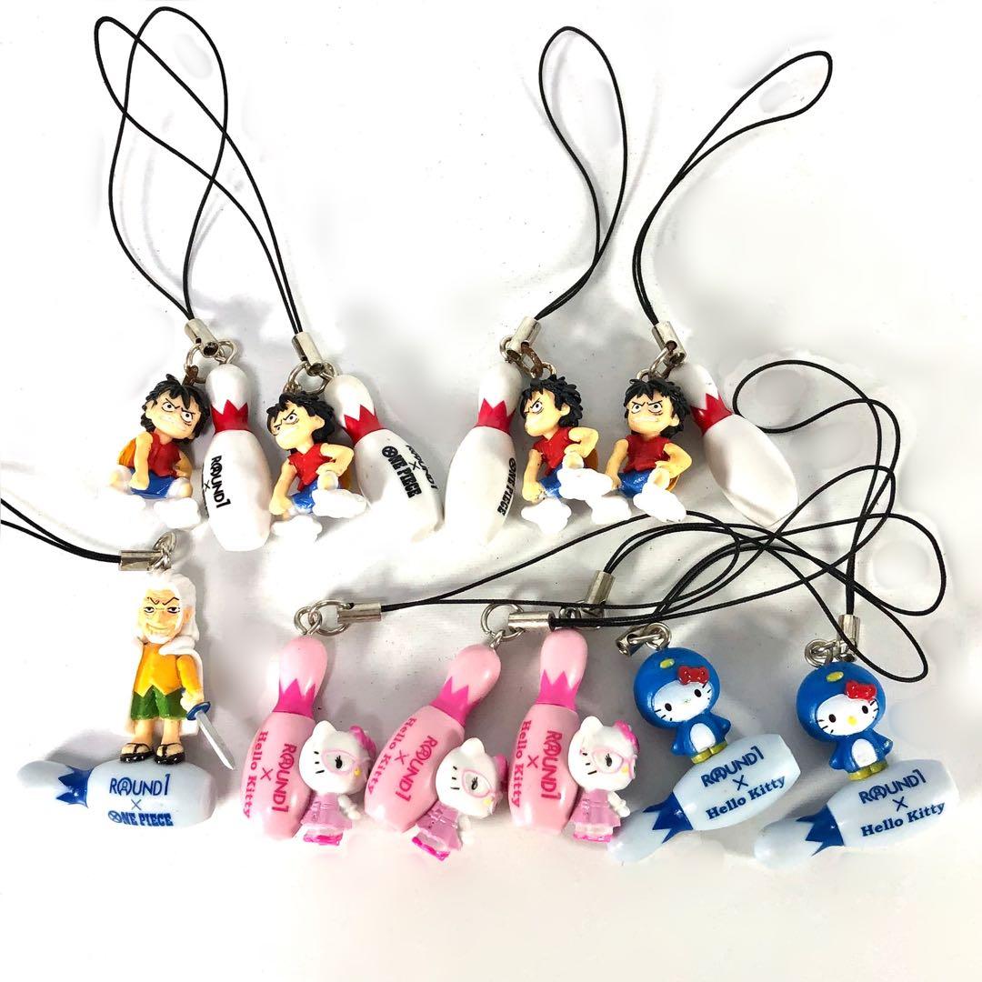 ラウンドワン ROUND1 ラウワン ストラップ キティちゃん ワンピース