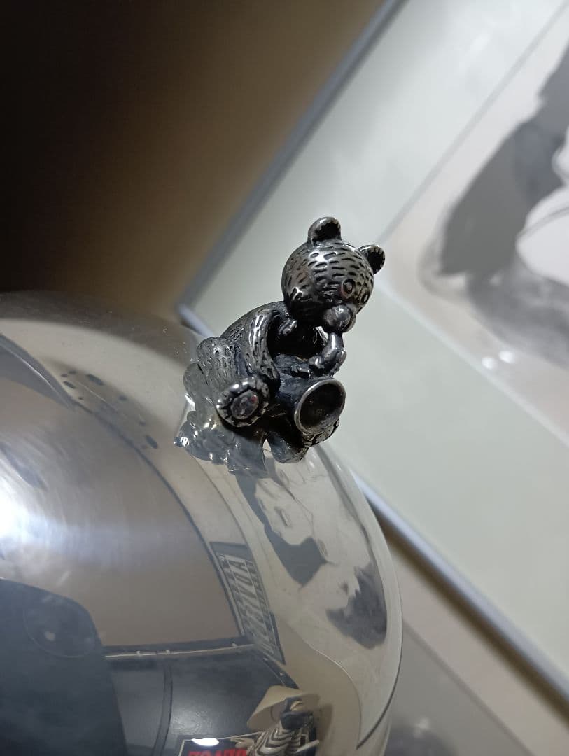 SELANGOR　ピューター　ウッド　テディベア　オルゴール