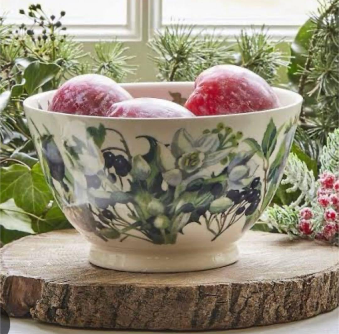 【新品】エマブリッジウォーター　ウインターフラワー　ボウル