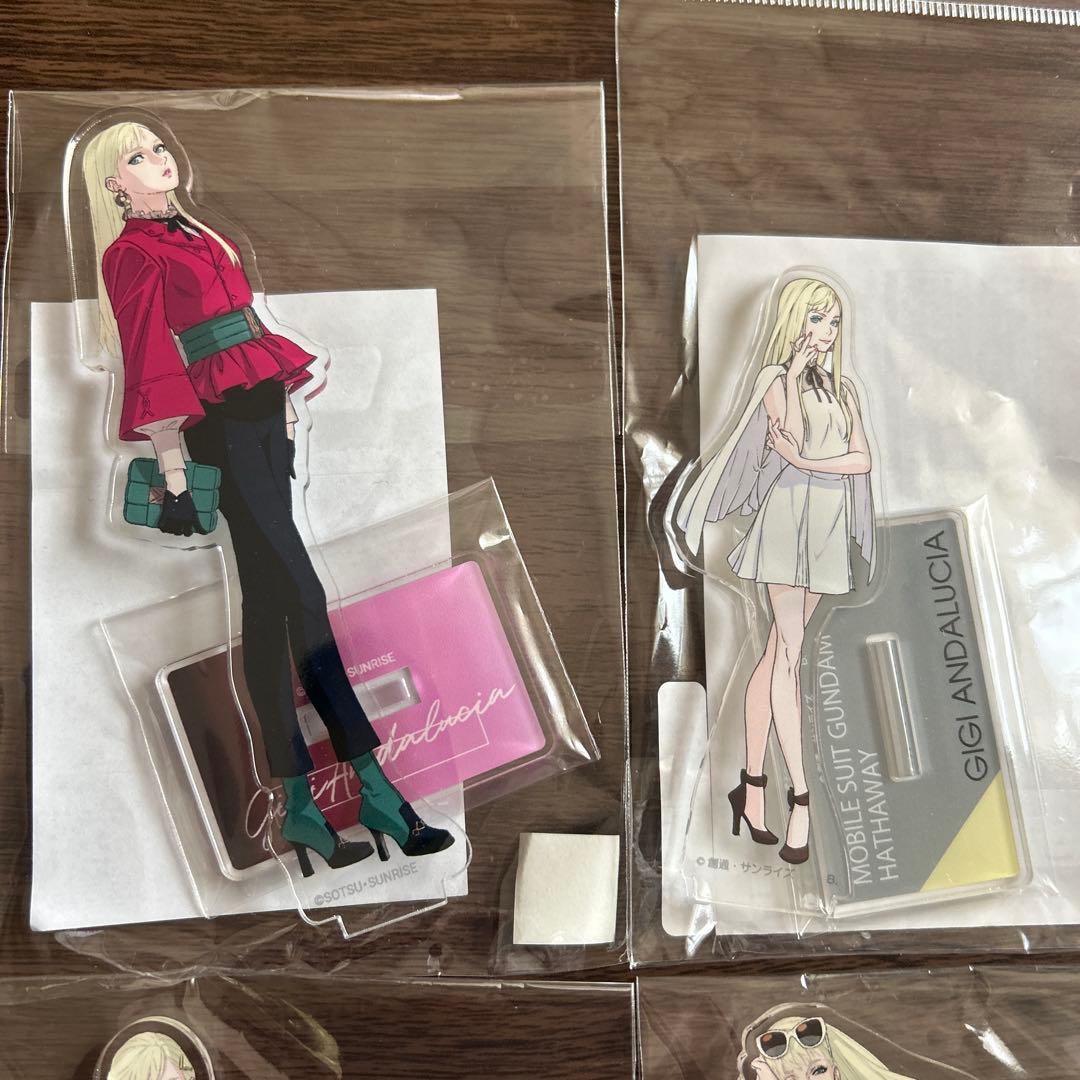 ギギ・アンダルシア アクリルスタンド 4種 閃光のハサウェイ キルケー