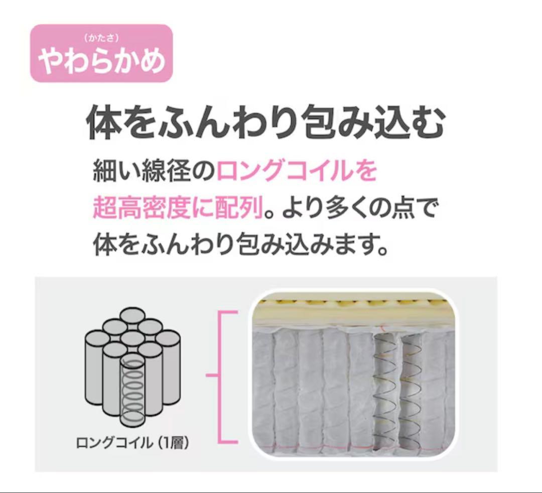 【美品】N-sleep ダブルマットレス(Nスリープ CF3)