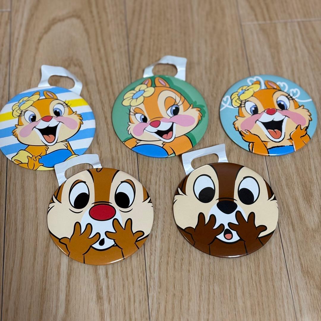チップとデール クラリス 缶バッチ 5個セット ディズニーストア - メルカリ