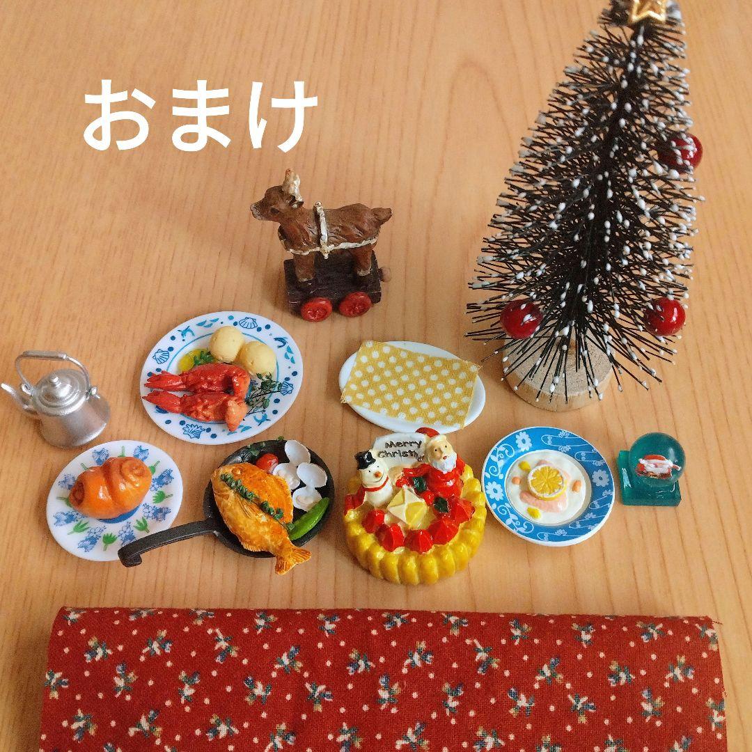 ムーミンフィギュア＆木製家具（白）＆豪華おまけ付きクリスマスミニチュアセット
