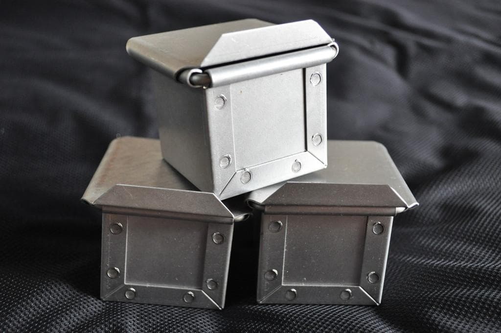 【アウトレット】ミニサイズ５センチ角キューブ パン焼き型36個セット【数量限定】