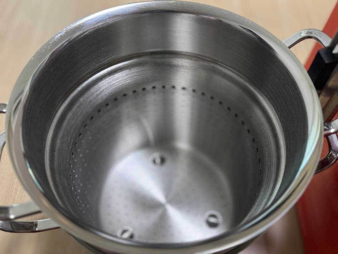 Fissler ステンレススチール 寸胴鍋 パスタ鍋