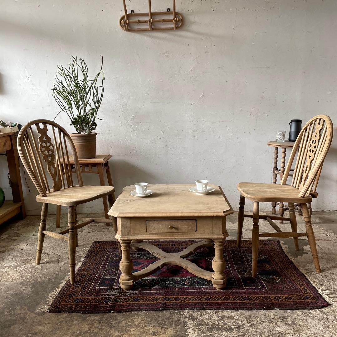 ビンテージ　ドロワーサイドテーブル　ドロワーコーヒーテーブル