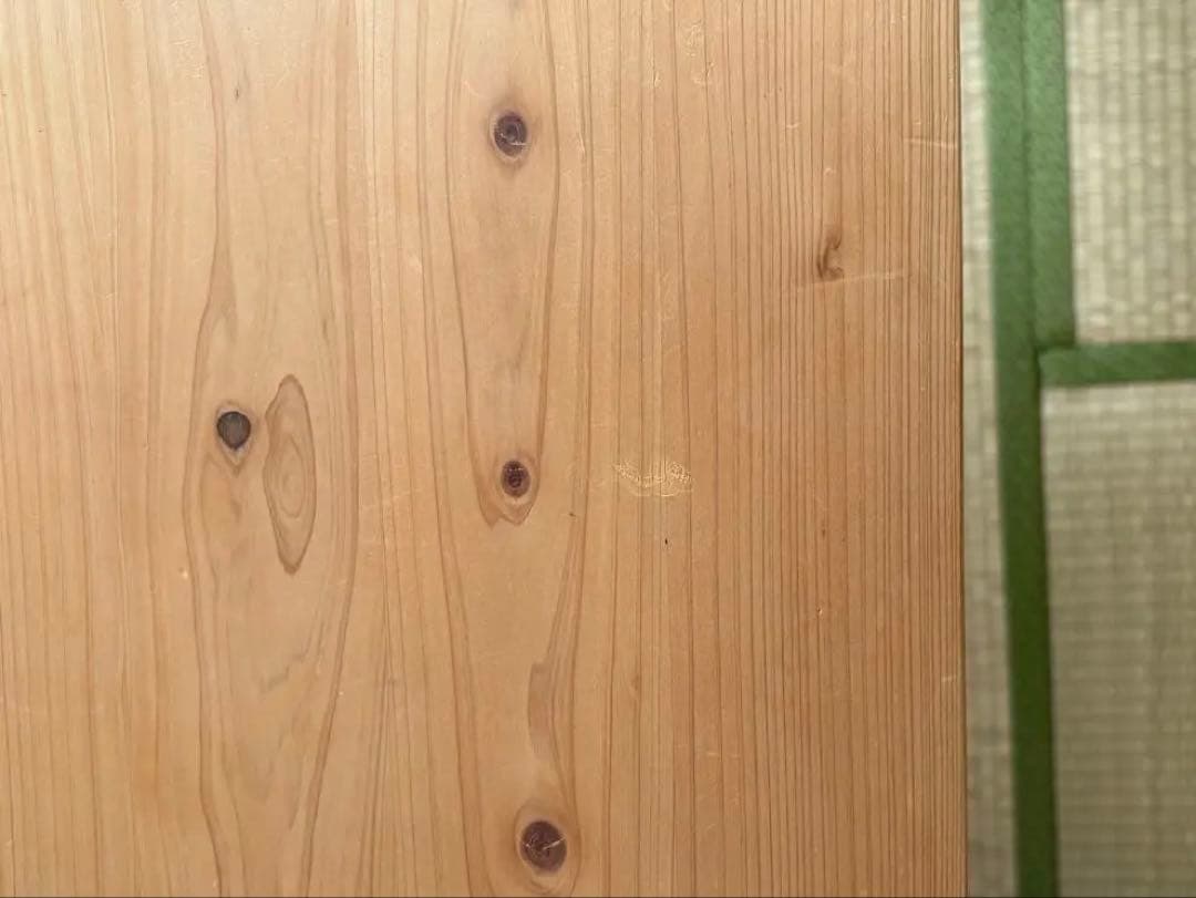 ヒノキ卓 W1200×D600×H720