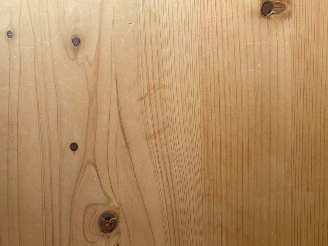 ヒノキ卓 W1200×D600×H720