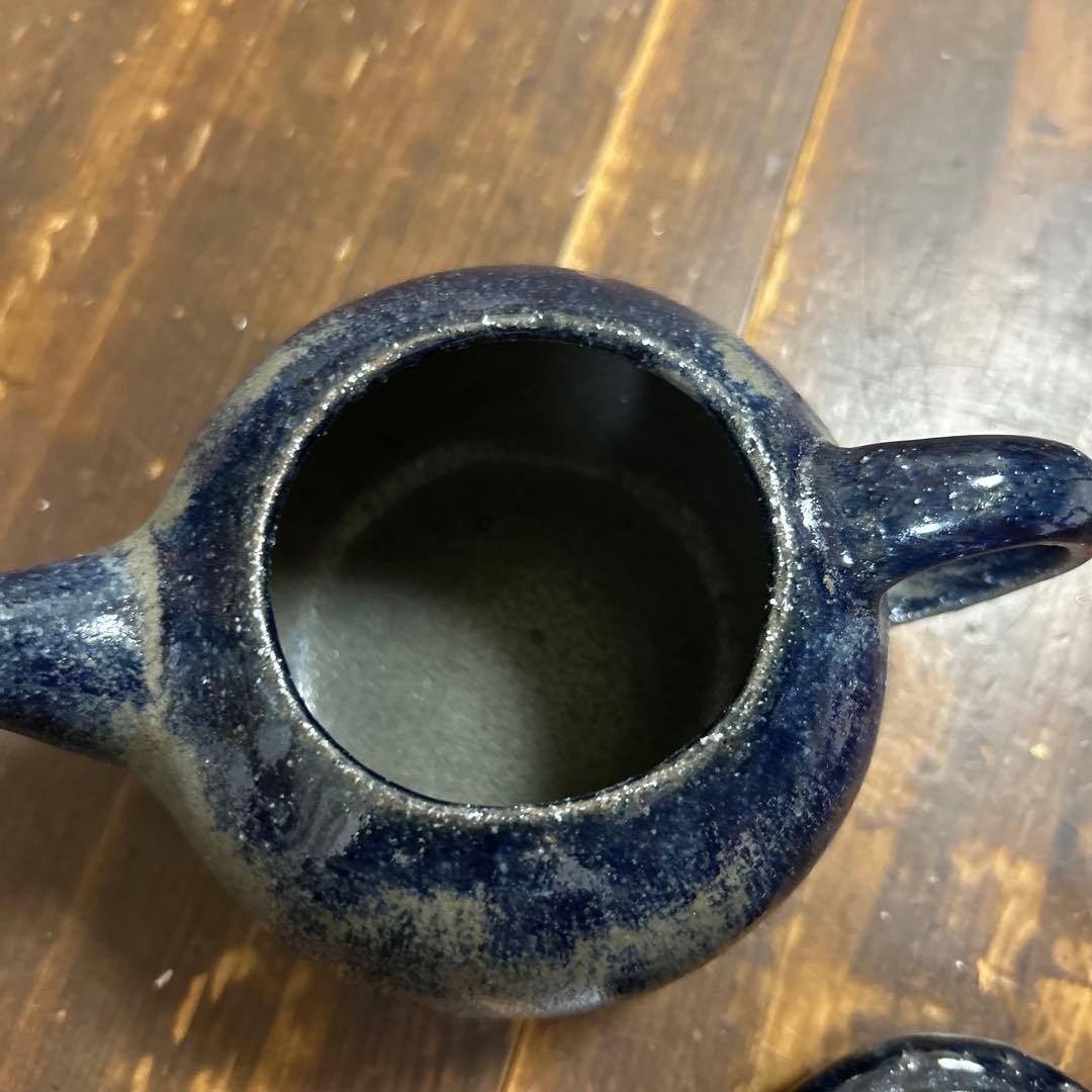 作家　陶芸作家　急須　まんまるな形が可愛い急須　水差し