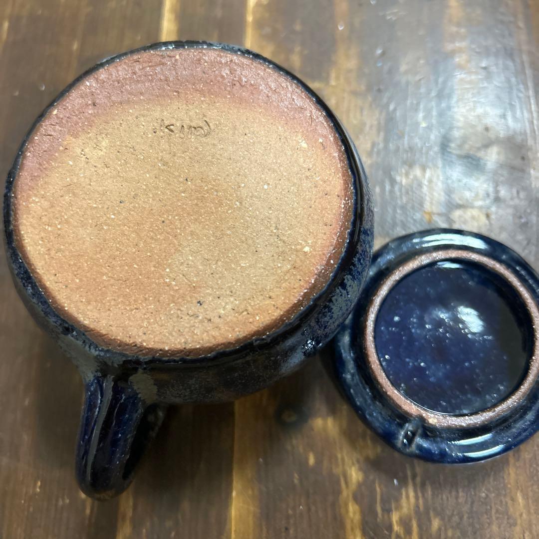 作家　陶芸作家　急須　まんまるな形が可愛い急須　水差し