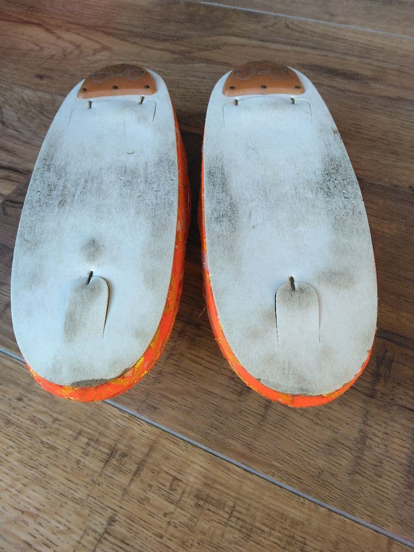 七五三用　女の子　オレンジ　鶴柄　ハコセコセット