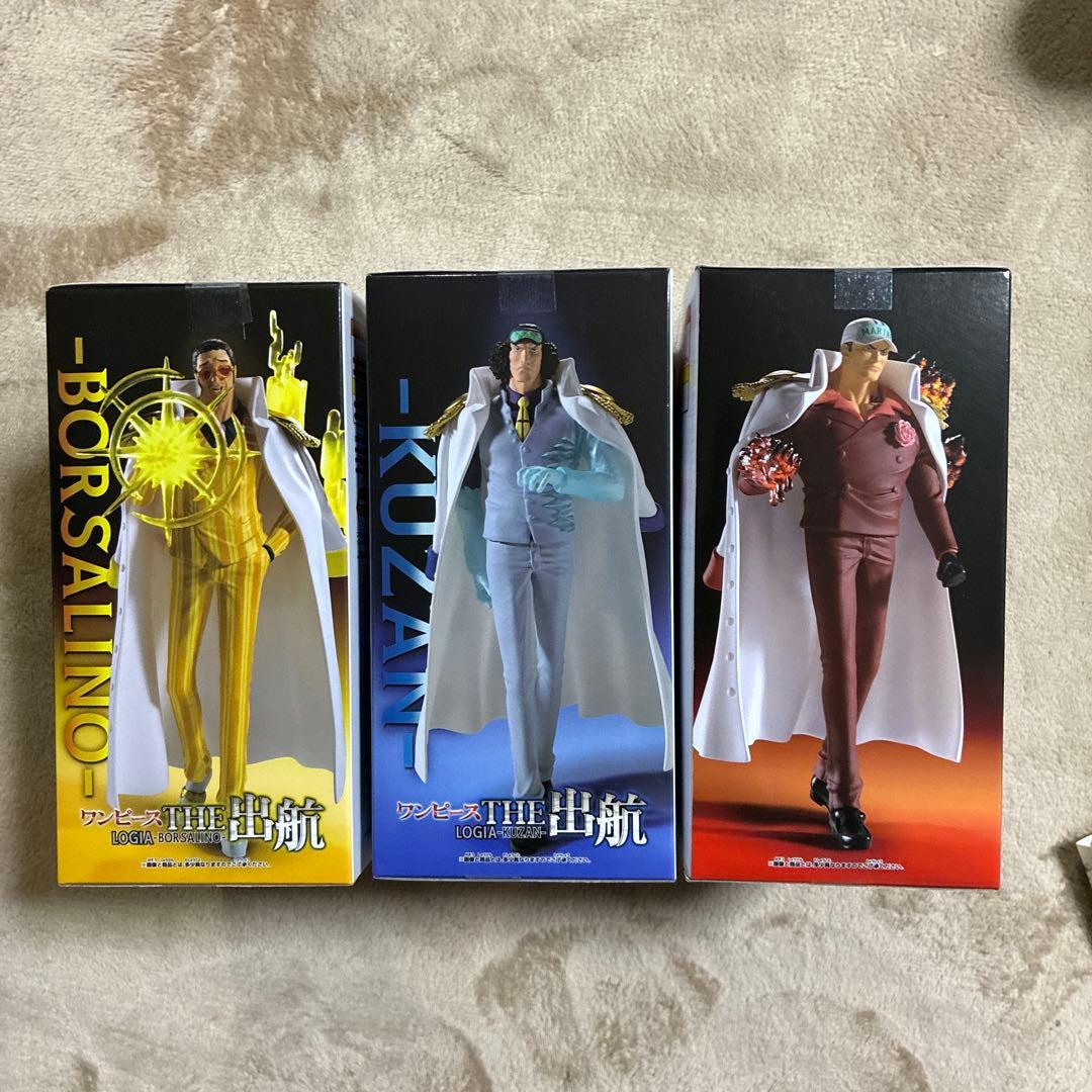 ワンピース THE出航 海軍三大将 フィギュアセット - メルカリ