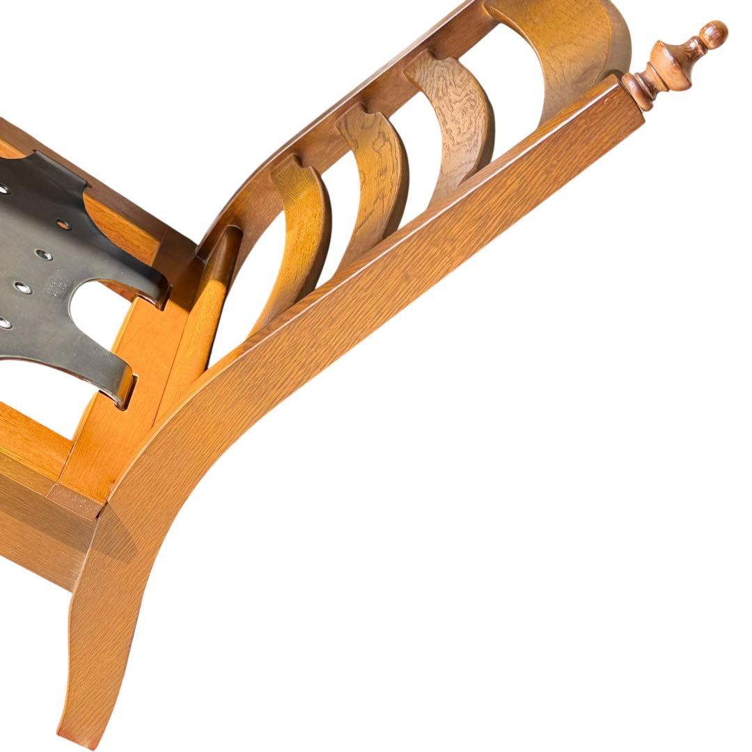 KZ029 飛騨産業　キツツキ　穂高 1Pソファ　木枠のみ 1人掛け椅子　チェア