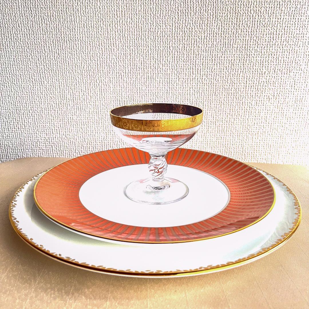 ★新品未使用　超美品 ★ゴールドリーフ　ディナー皿　2枚セット