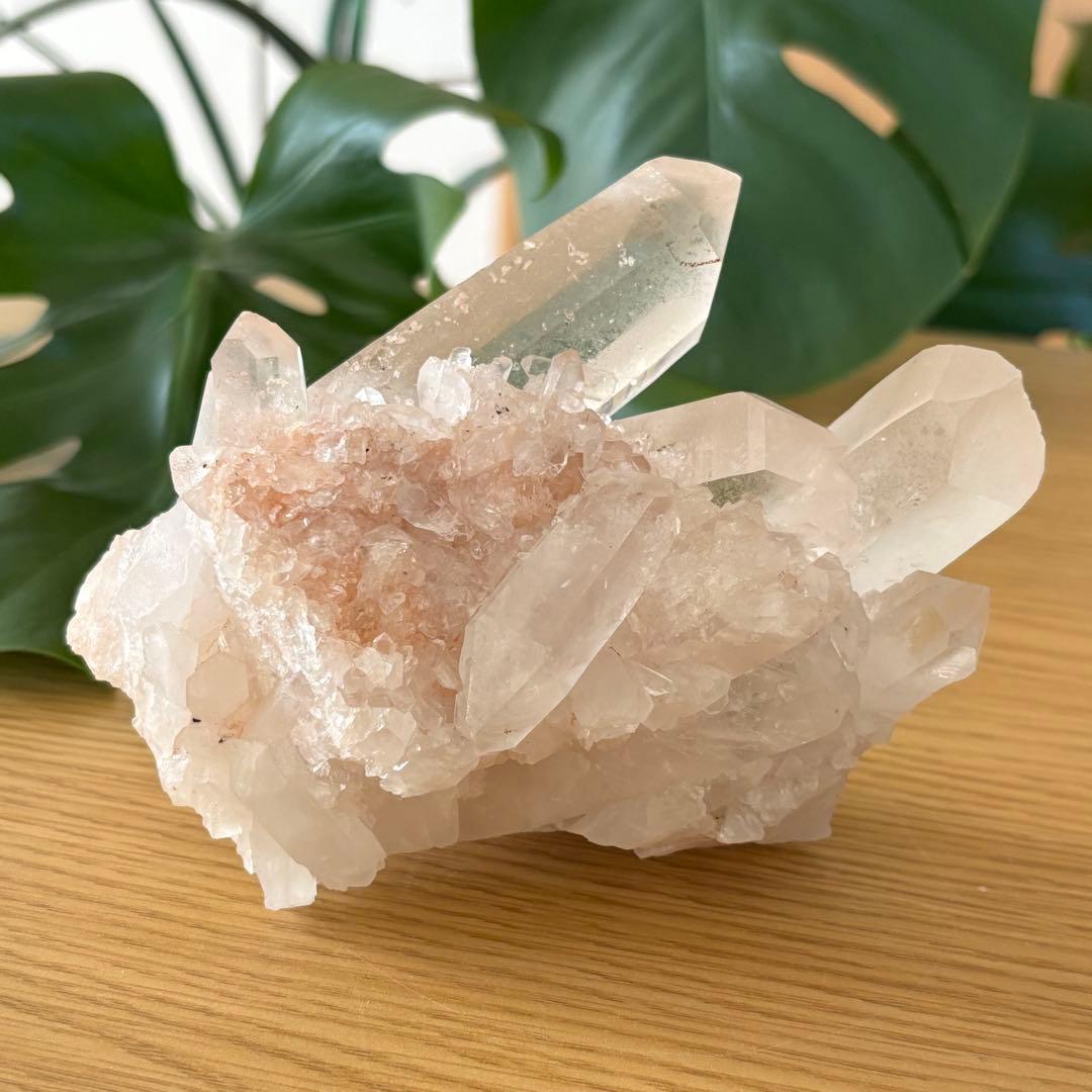 【水晶クラスター マダガスカル産㊷ 678g】‪‪原石 クラスター 浄化