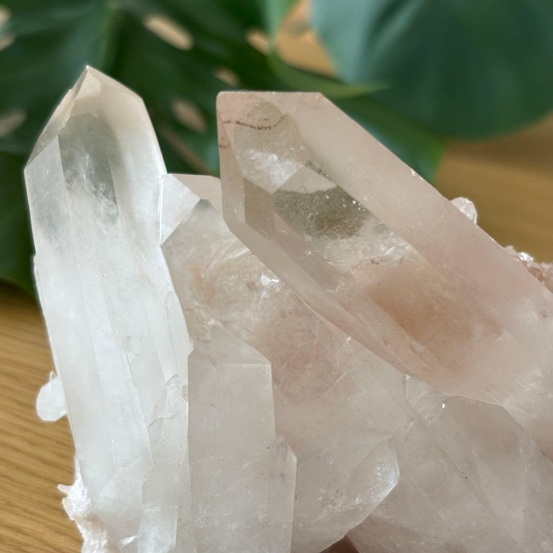 【水晶クラスター マダガスカル産㊷ 678g】‪‪原石 クラスター 浄化