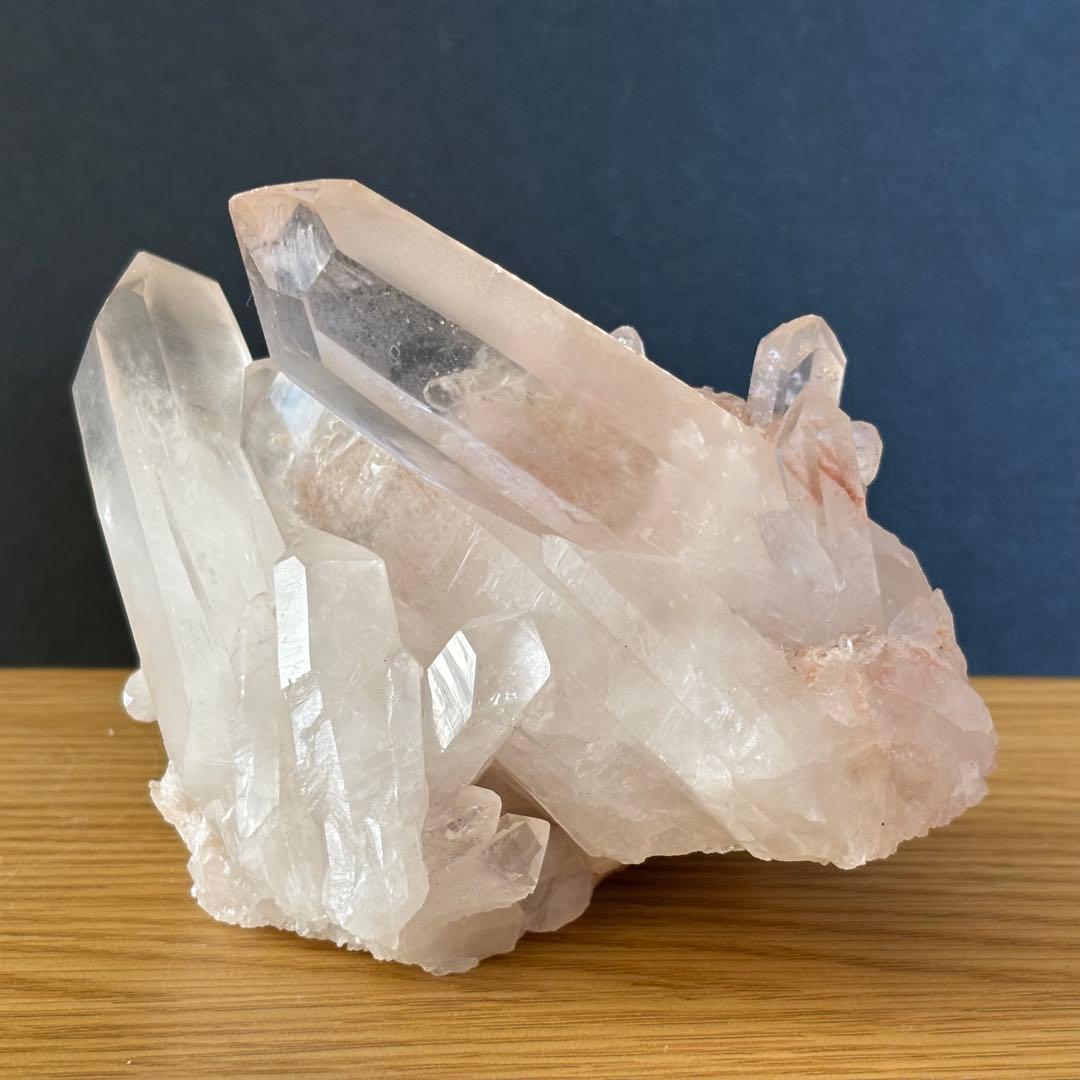 【水晶クラスター マダガスカル産㊷ 678g】‪‪原石 クラスター 浄化