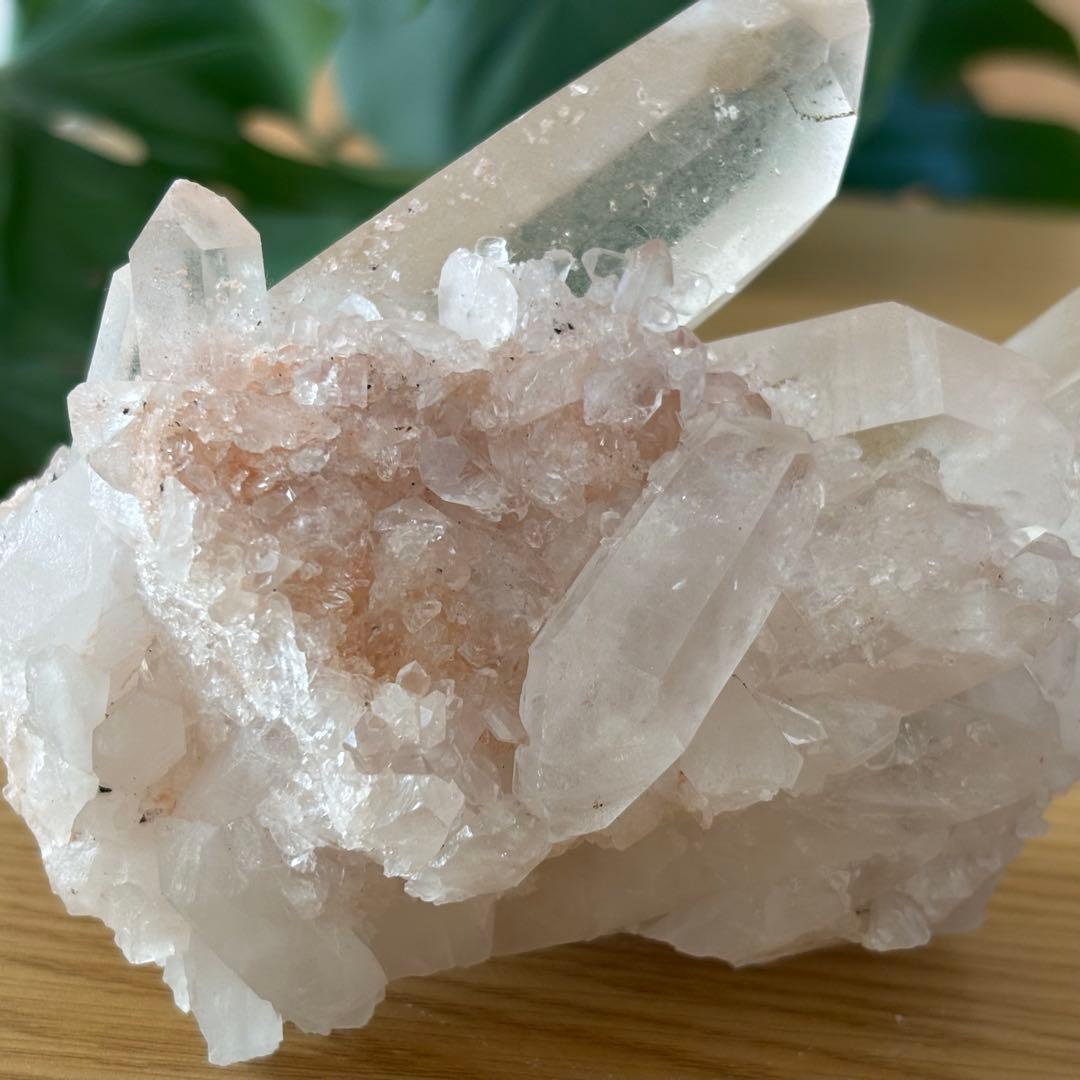 【水晶クラスター マダガスカル産㊷ 678g】‪‪原石 クラスター 浄化