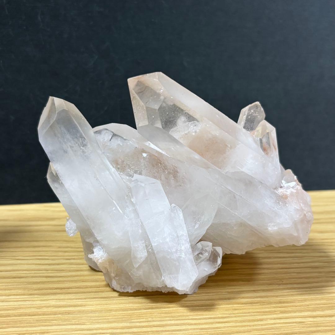 【水晶クラスター マダガスカル産㊷ 678g】‪‪原石 クラスター 浄化