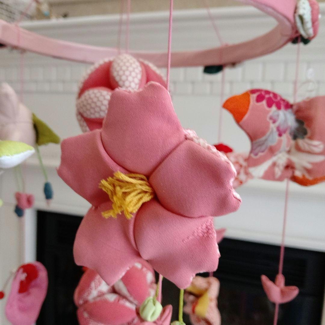 豪華 吊るし飾り 吊るし雛 下げもん7本 ちりめん細工 ハンドメイド